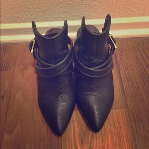 Mule chunky cut out Boots